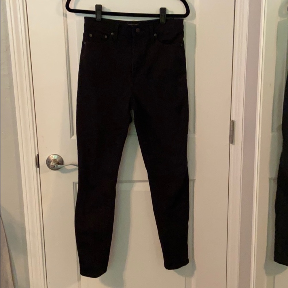 Classic high waisted black jeans